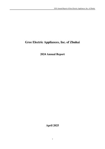 Thumbnail Gree Electric Appliances
 Annual Report 2024