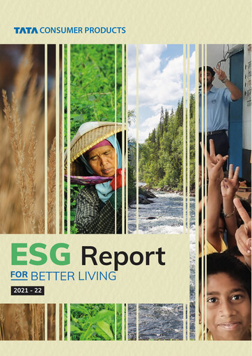 Miniature Tata Consumer Products
 Rapport ESG 2021-2022