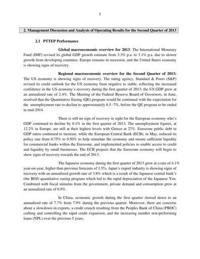 Thumbnail PTT Exploration and Production Quarterly Report 2013-q2