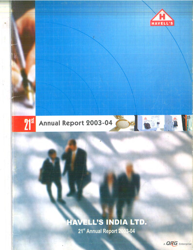 Thumbnail Havells India Annual Report 2003-2004
