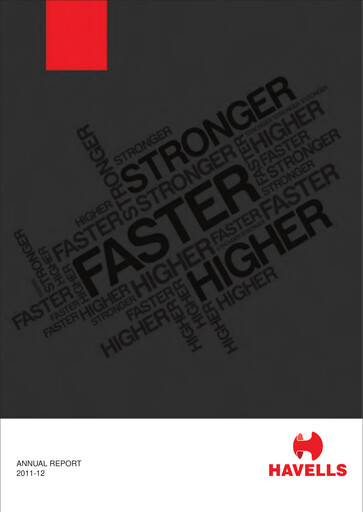 Thumbnail Havells India Annual Report 2011-2012