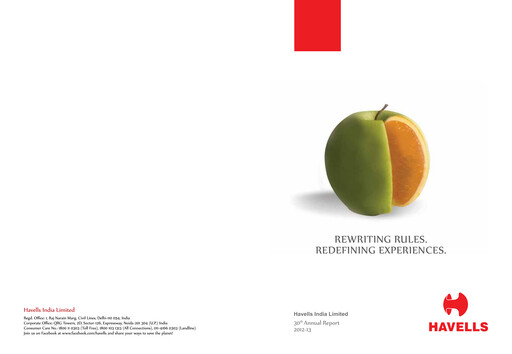 Thumbnail Havells India Annual Report 2012-2013
