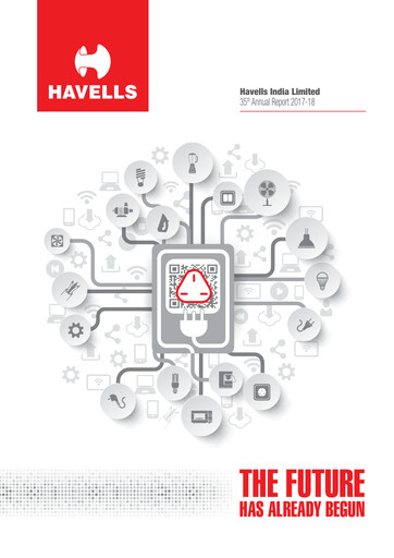 Thumbnail Havells India Annual Report 2017-2018