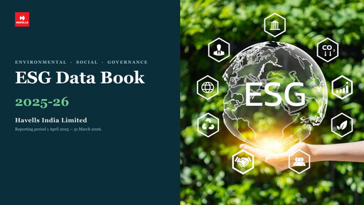 Thumbnail Havells India ESG Report 2026