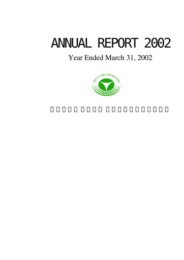 Thumbnail Tokyu Fudosan Holdings Annual Report 2002