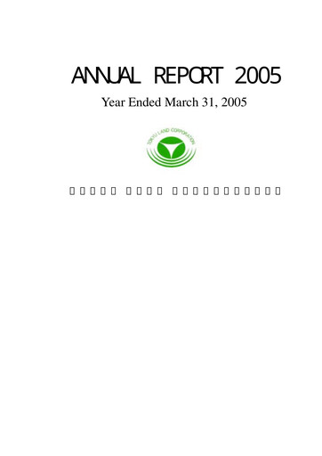 Thumbnail Tokyu Fudosan Holdings Annual Report 2005