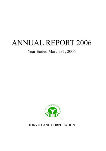 Thumbnail Tokyu Fudosan Holdings Annual Report 2006