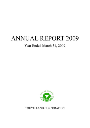 Thumbnail Tokyu Fudosan Holdings Annual Report 2009