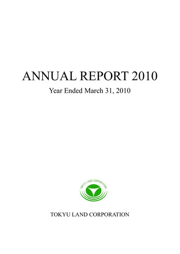 Thumbnail Tokyu Fudosan Holdings Annual Report 2010