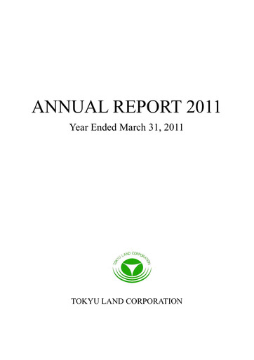 Thumbnail Tokyu Fudosan Holdings Annual Report 2011