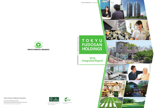 Thumbnail Tokyu Fudosan Holdings Annual Report 2016