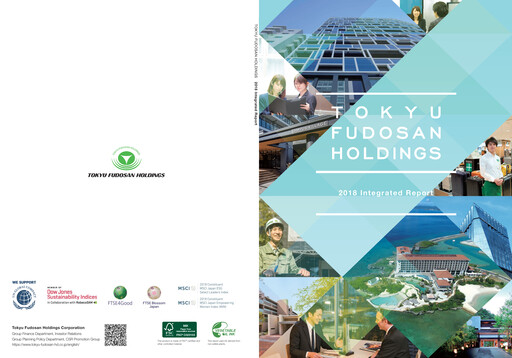 Thumbnail Tokyu Fudosan Holdings Annual Report 2018