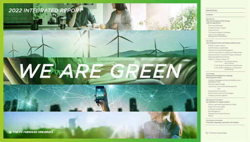 Thumbnail Tokyu Fudosan Holdings Annual Report 2022