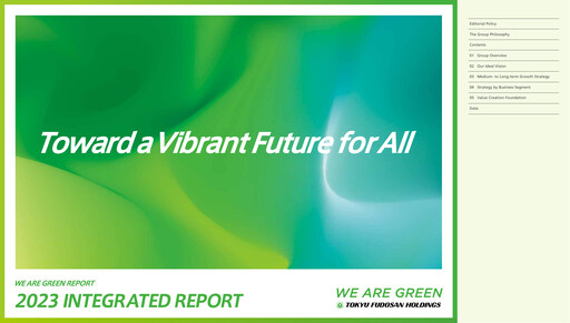 Thumbnail Tokyu Fudosan Holdings Annual Report 2023