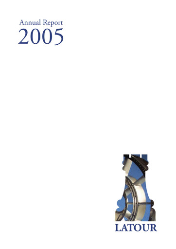 Thumbnail Investment AB Latour Annual Report 2005