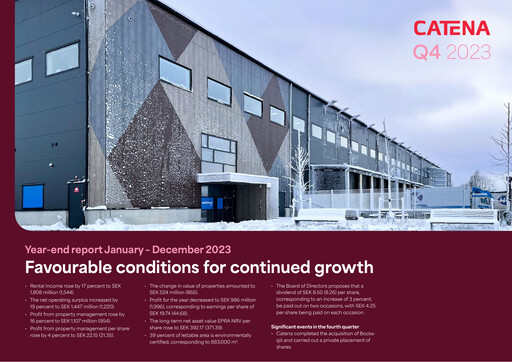 Thumbnail Catena AB Quarterly Report 2023-q4