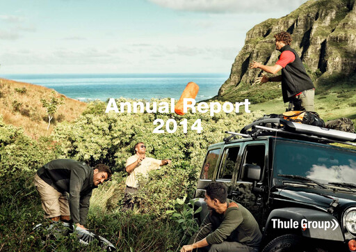 Thumbnail Thule Group AB Annual Report 2014