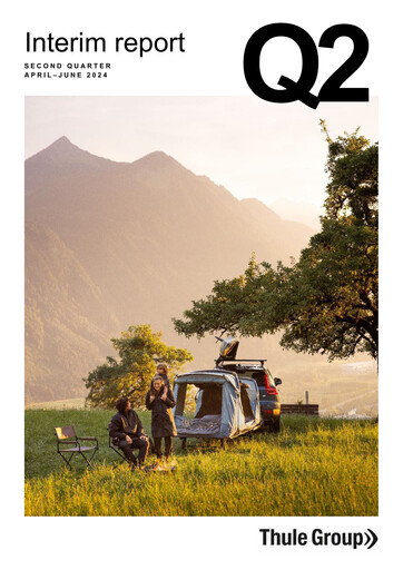 Thumbnail Thule Group AB Quarterly Report 2024-q2