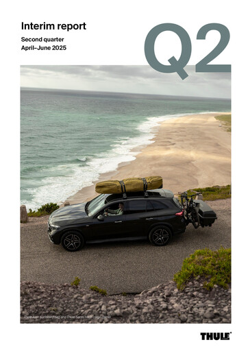 Thumbnail Thule Group AB Quarterly Report 2025-q2