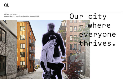 Miniature Atrium Ljungberg Rapport annuel 2022