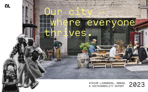 Miniature Atrium Ljungberg Rapport annuel 2023