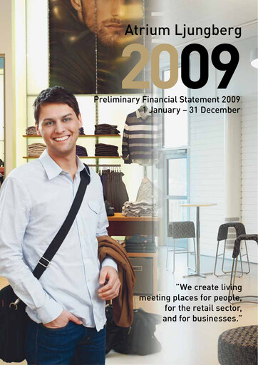 Thumbnail Atrium Ljungberg Financial Statement 2009