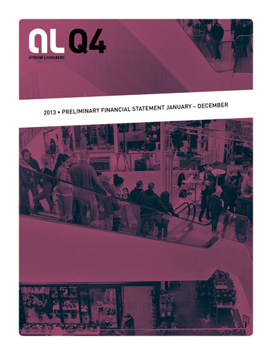 Thumbnail Atrium Ljungberg Financial Statement 2013