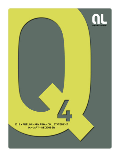 Thumbnail Atrium Ljungberg Quarterly Report 2012-q4