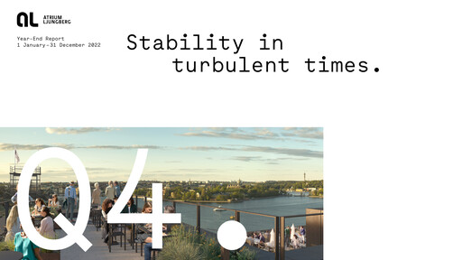Thumbnail Atrium Ljungberg Quarterly Report 2022-q4