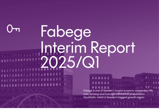 Thumbnail Fabege AB Quarterly Report 2025-q1