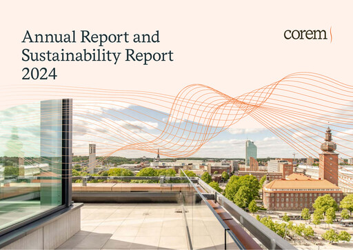 Thumbnail Corem Property Group AB Annual Report 2024
