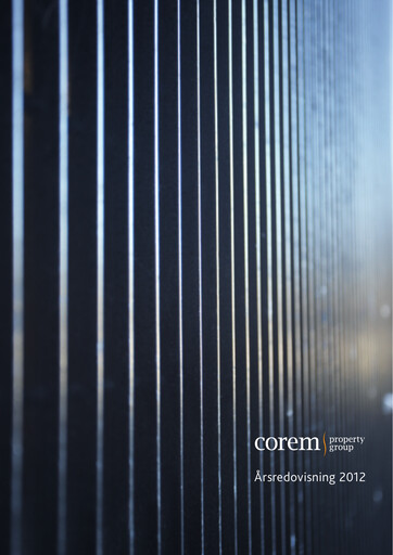Miniature Corem Property Group AB Rapport annuel 2012