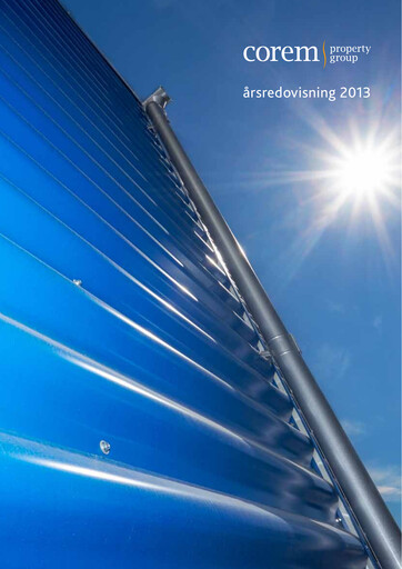 Miniature Corem Property Group AB Rapport annuel 2013