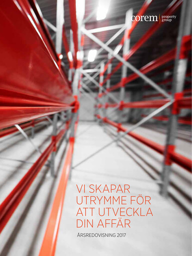 Miniature Corem Property Group AB Rapport annuel 2017