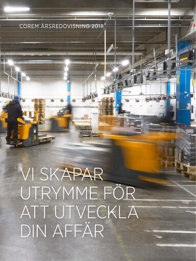 Miniature Corem Property Group AB Rapport annuel 2018