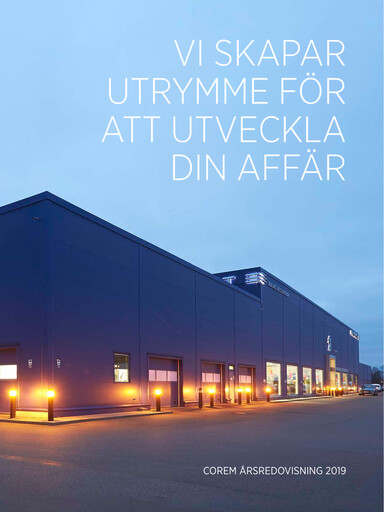 Miniature Corem Property Group AB Rapport annuel 2019