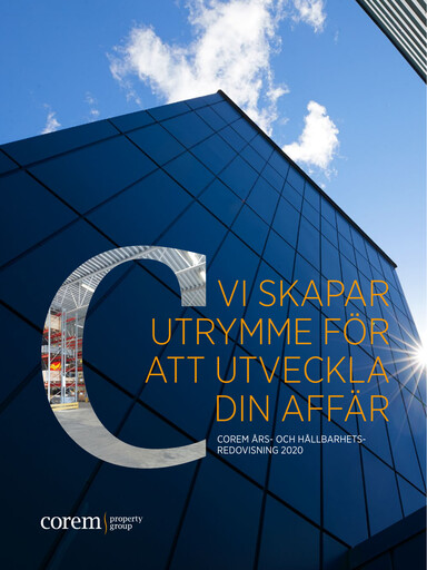 Miniature Corem Property Group AB Rapport annuel 2020