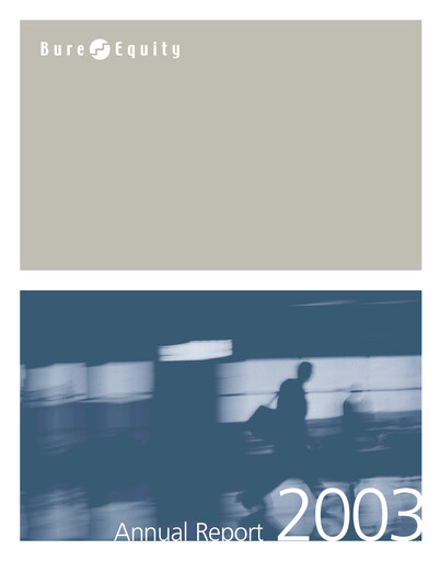Miniature Bure Equity AB Rapport annuel 2003