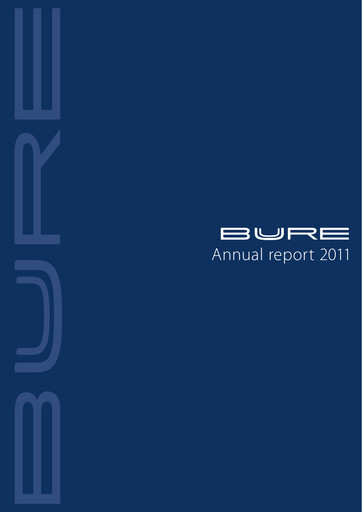 Miniature Bure Equity AB Rapport annuel 2011