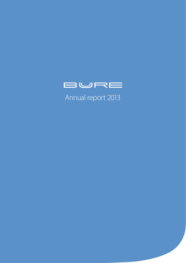 Miniature Bure Equity AB Rapport annuel 2013