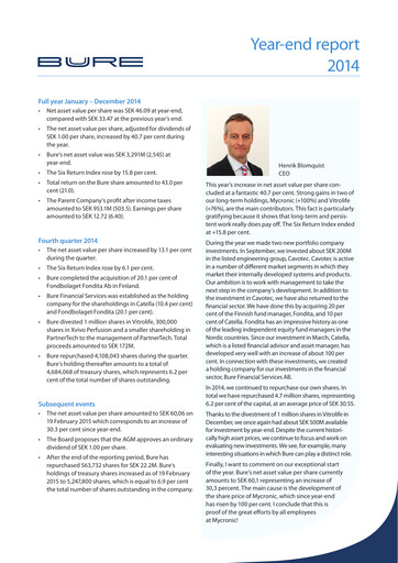 Thumbnail Bure Equity AB Quarterly Report 2014-q4