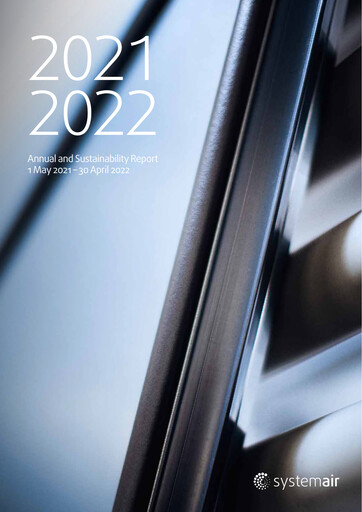 Thumbnail Systemair AB Annual Report 2021-2022