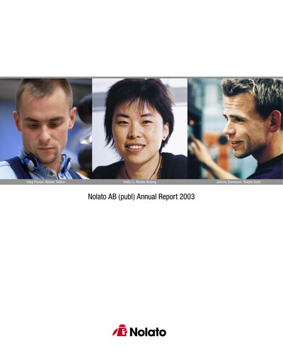 Thumbnail Nolato AB Annual Report 2003