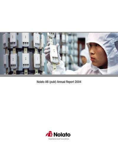 Thumbnail Nolato AB Annual Report 2004