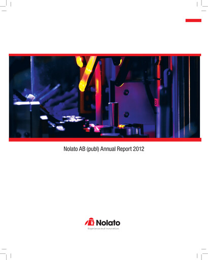Thumbnail Nolato AB Annual Report 2012