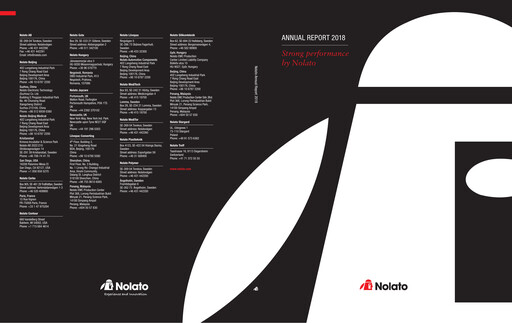 Thumbnail Nolato AB Annual Report 2018