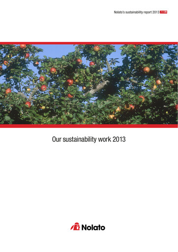 Thumbnail Nolato AB Sustainability Report 2013