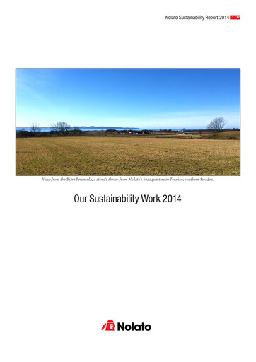 Thumbnail Nolato AB Sustainability Report 2014