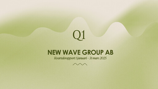 Miniature New Wave Group Rapport trimestriel 2025-q1