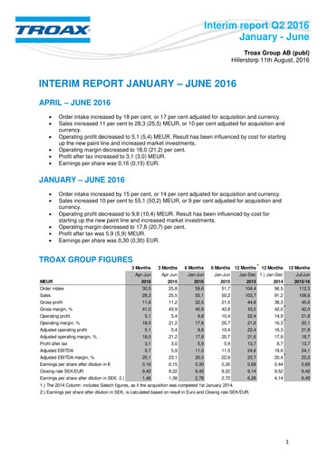 Thumbnail Troax Group AB Half-year Report 2016-h1